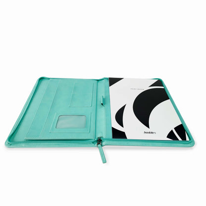 Intentus Organiser A4 PU Leather-Like Folder with Ruled Refill Pad